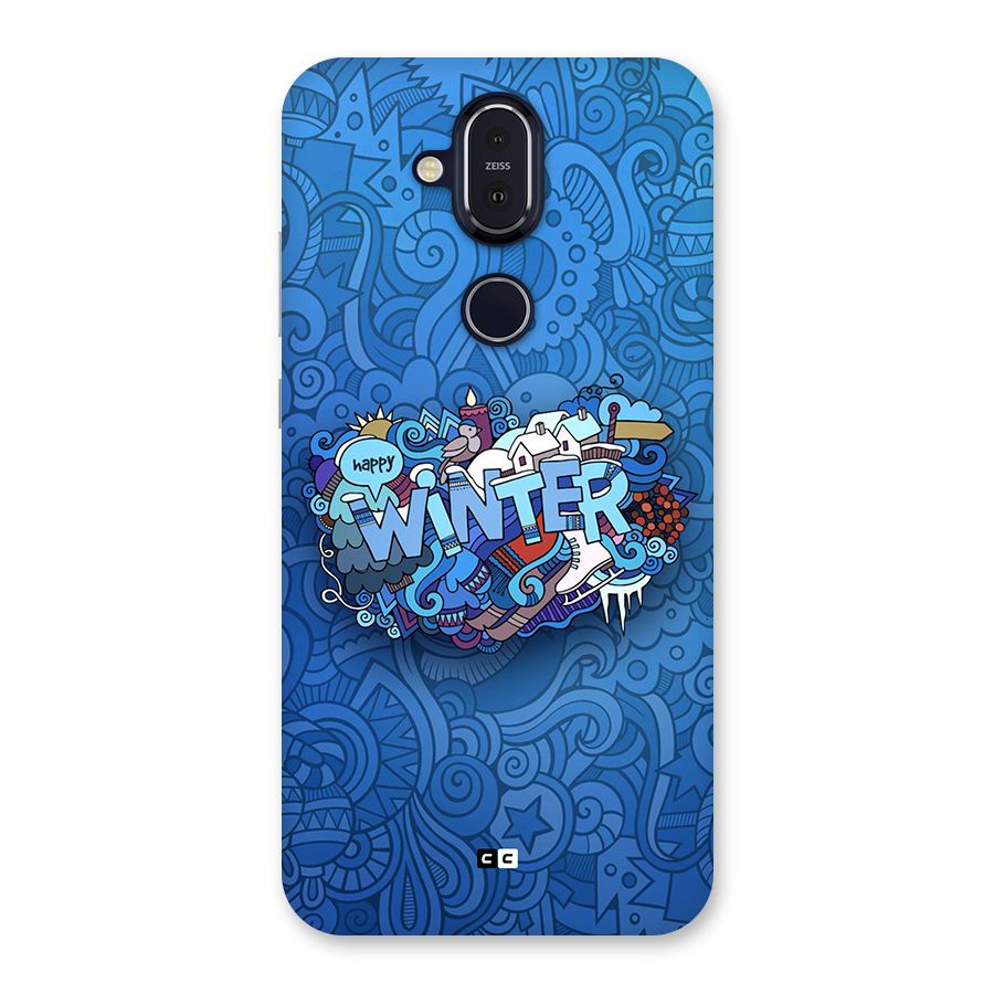 Happy Winter Back Case for Nokia 8.1