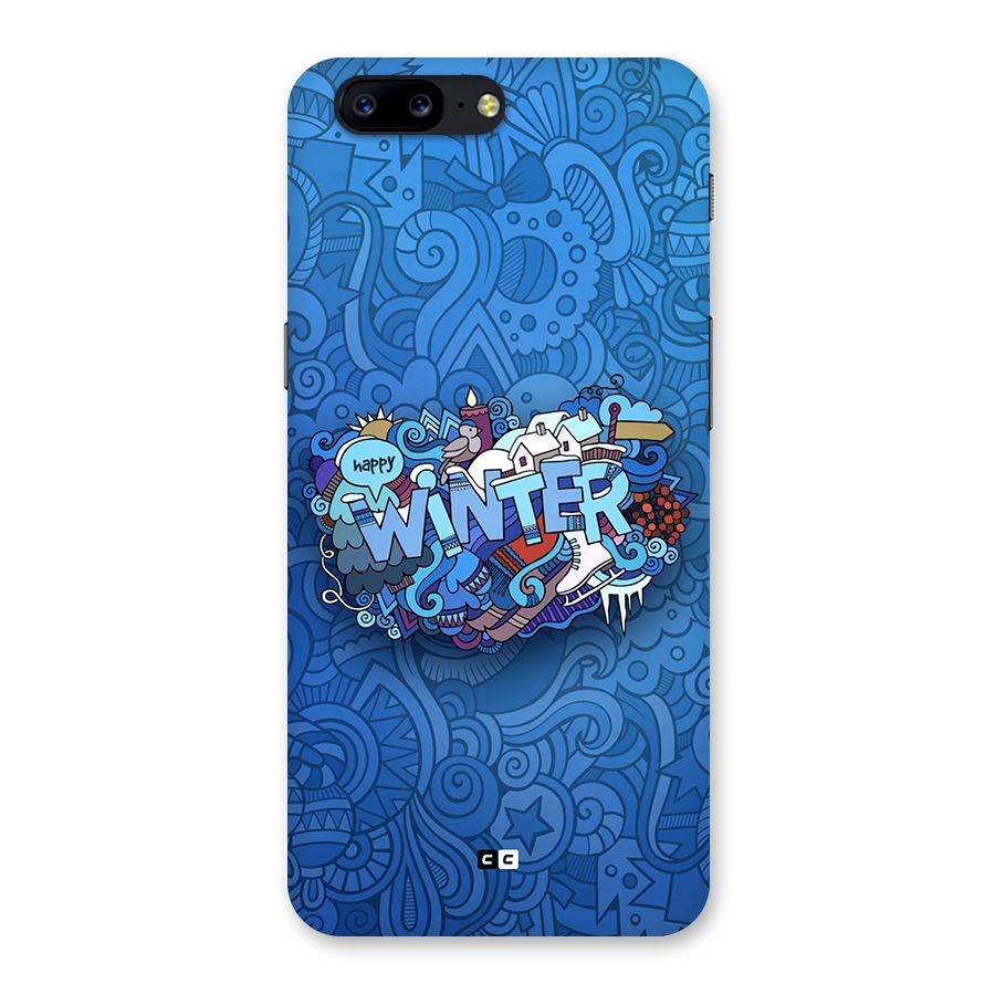 Happy Winter Back Case for OnePlus 5