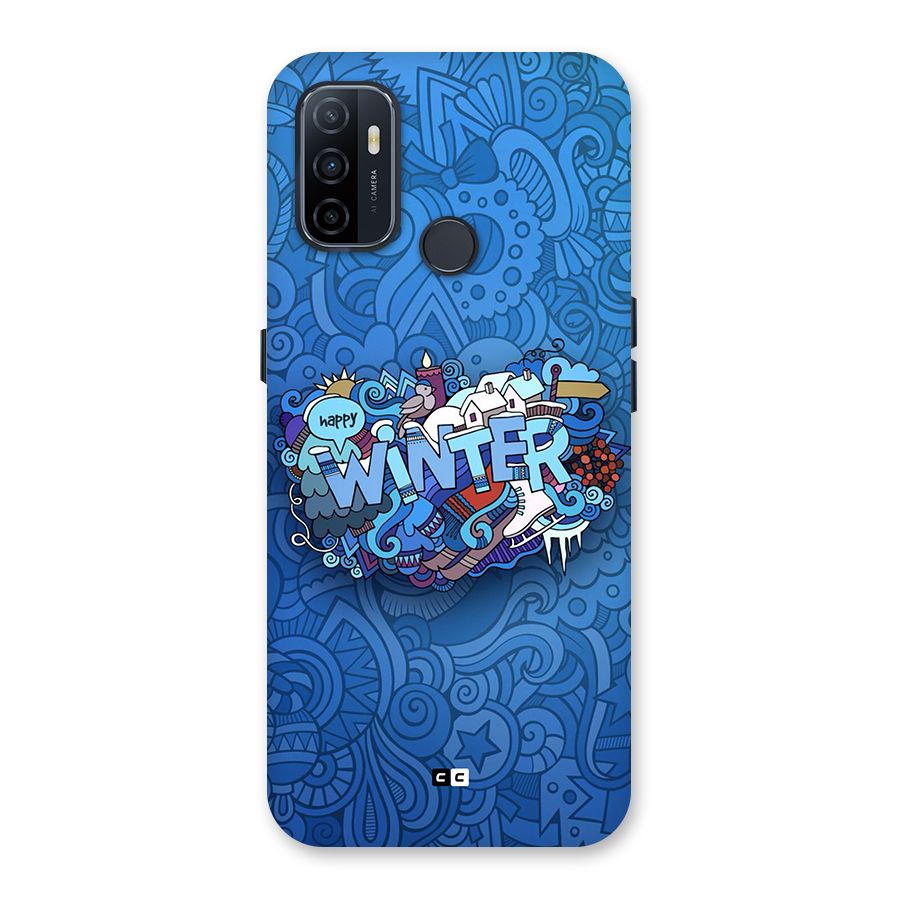 Happy Winter Back Case for Oppo A32