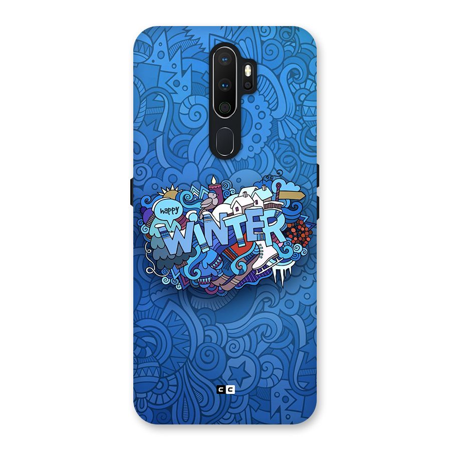 Happy Winter Back Case for Oppo A5 (2020)