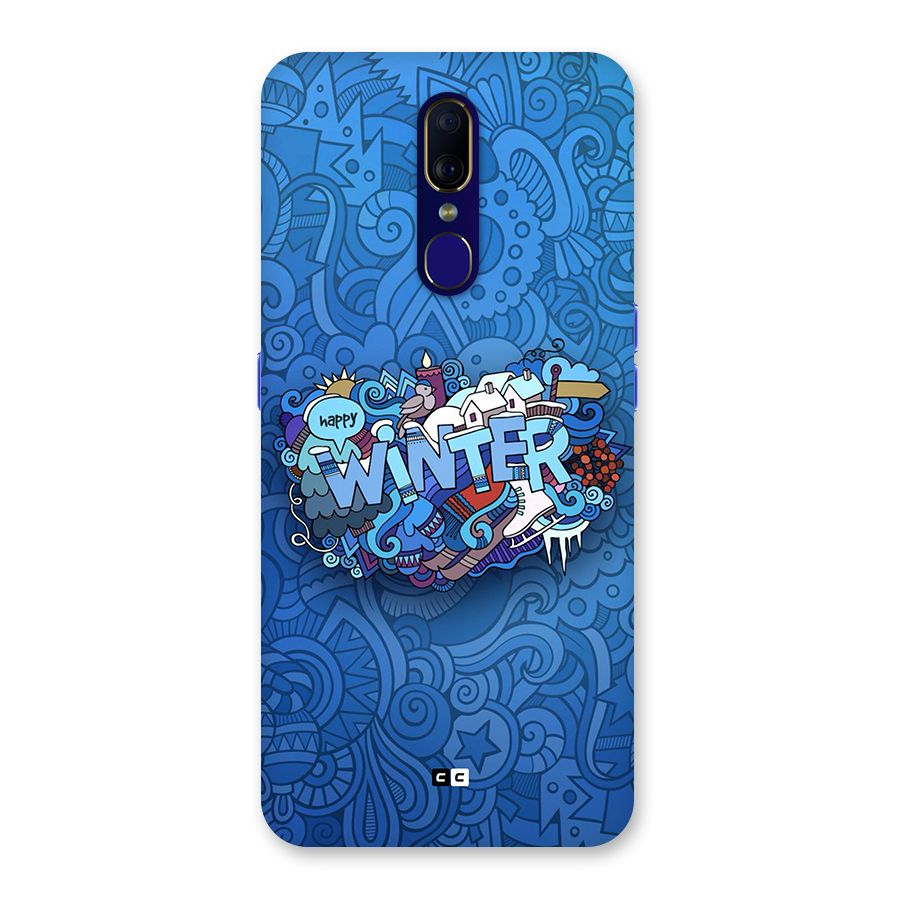 Happy Winter Back Case for Oppo F11