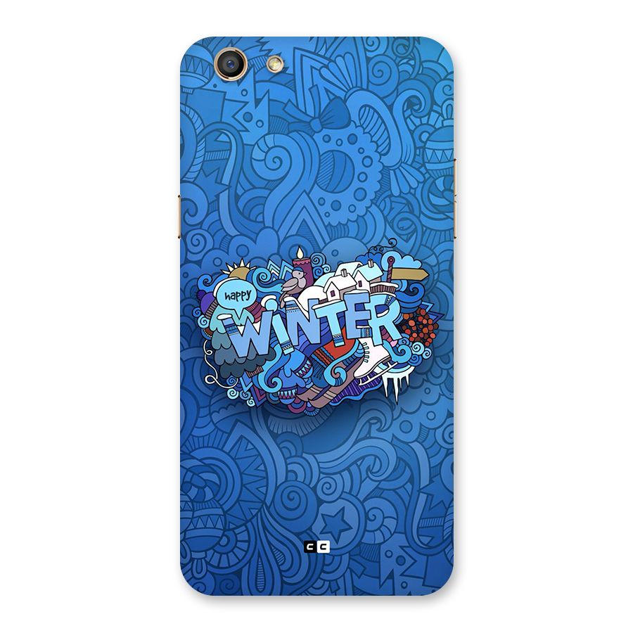 Happy Winter Back Case for Oppo F3