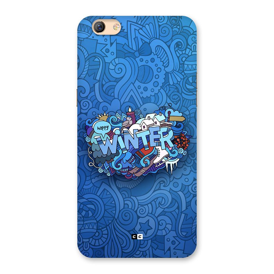 Happy Winter Back Case for Oppo F3 Plus