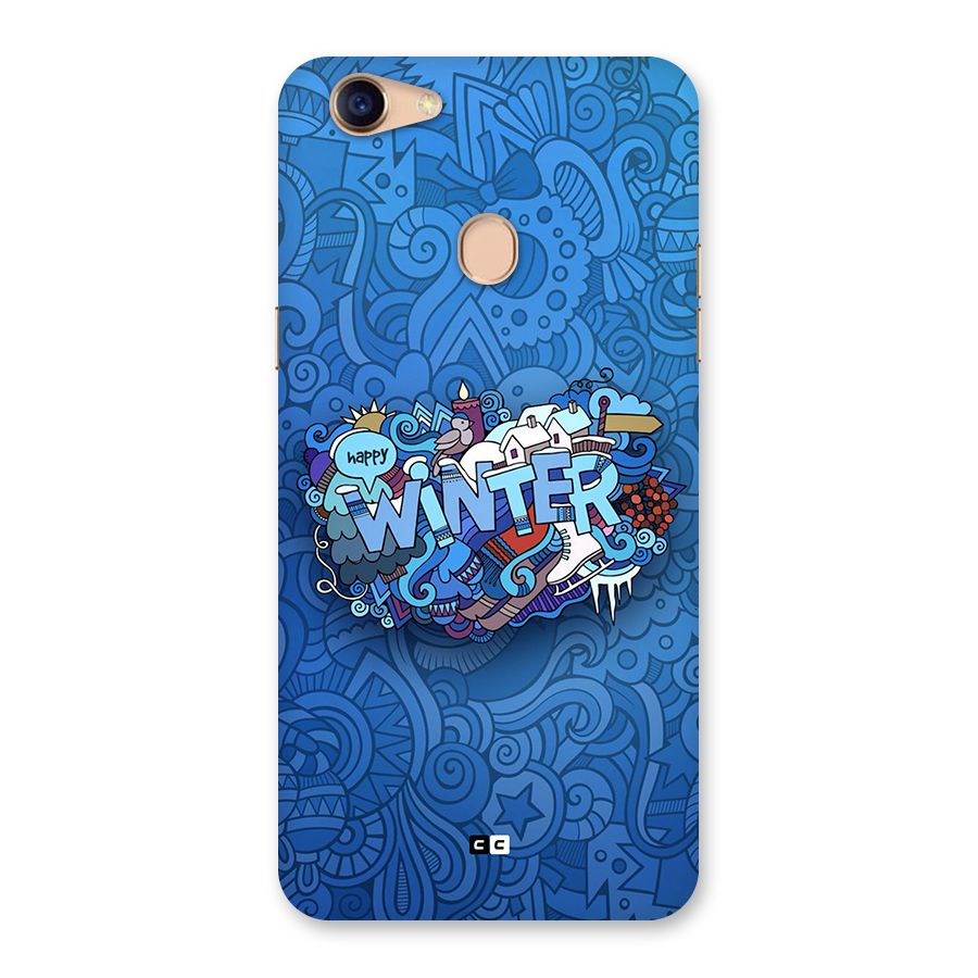 Happy Winter Back Case for Oppo F5
