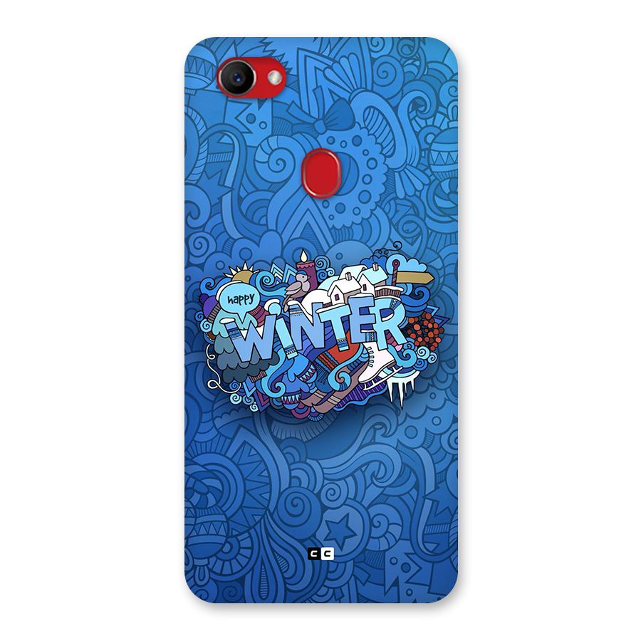 Happy Winter Back Case for Oppo F7
