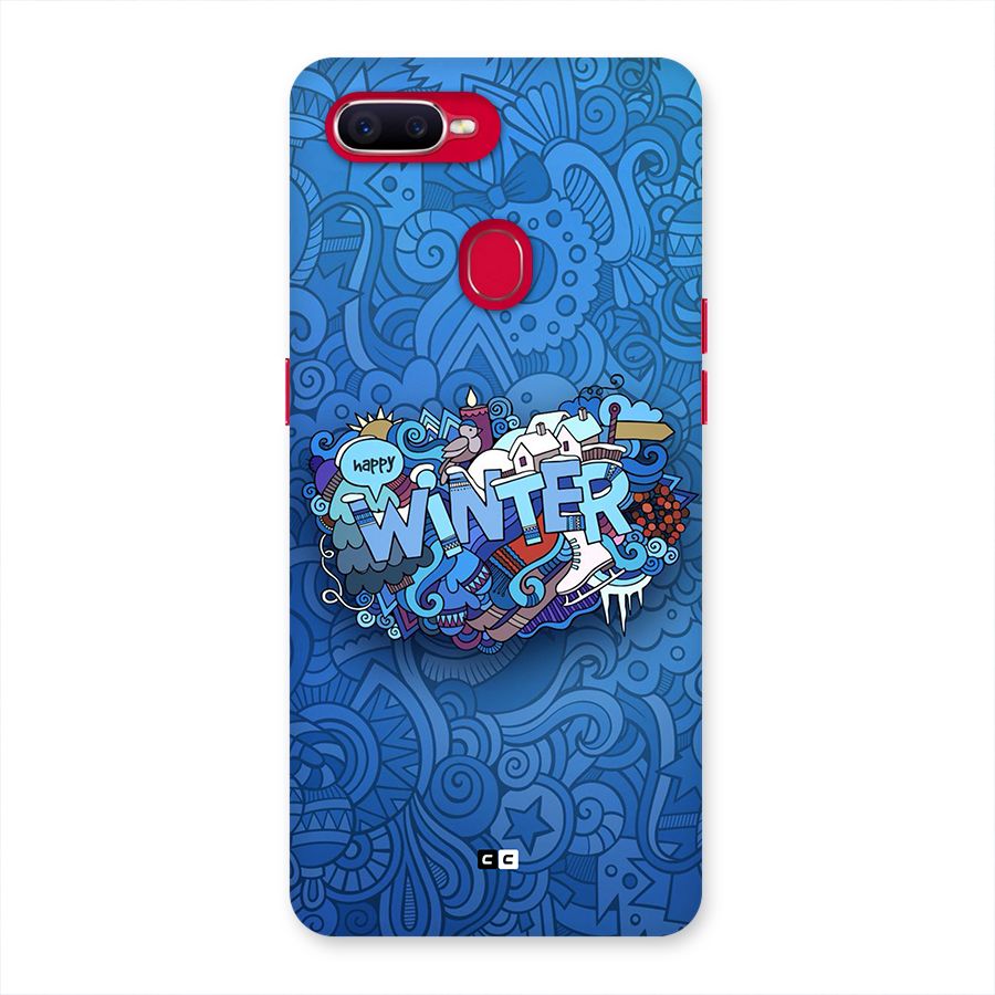 Happy Winter Back Case for Oppo F9 Pro