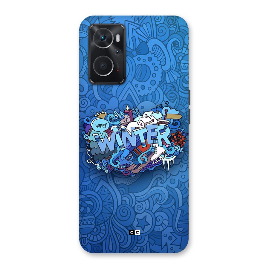 Happy Winter Back Case for Oppo K10 4G