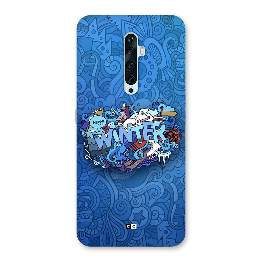 Happy Winter Back Case for Oppo Reno2 Z