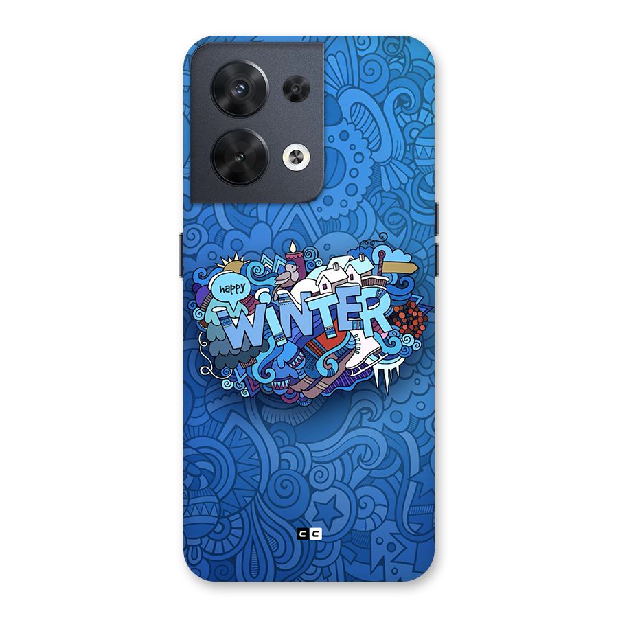 Happy Winter Back Case for Oppo Reno8 5G