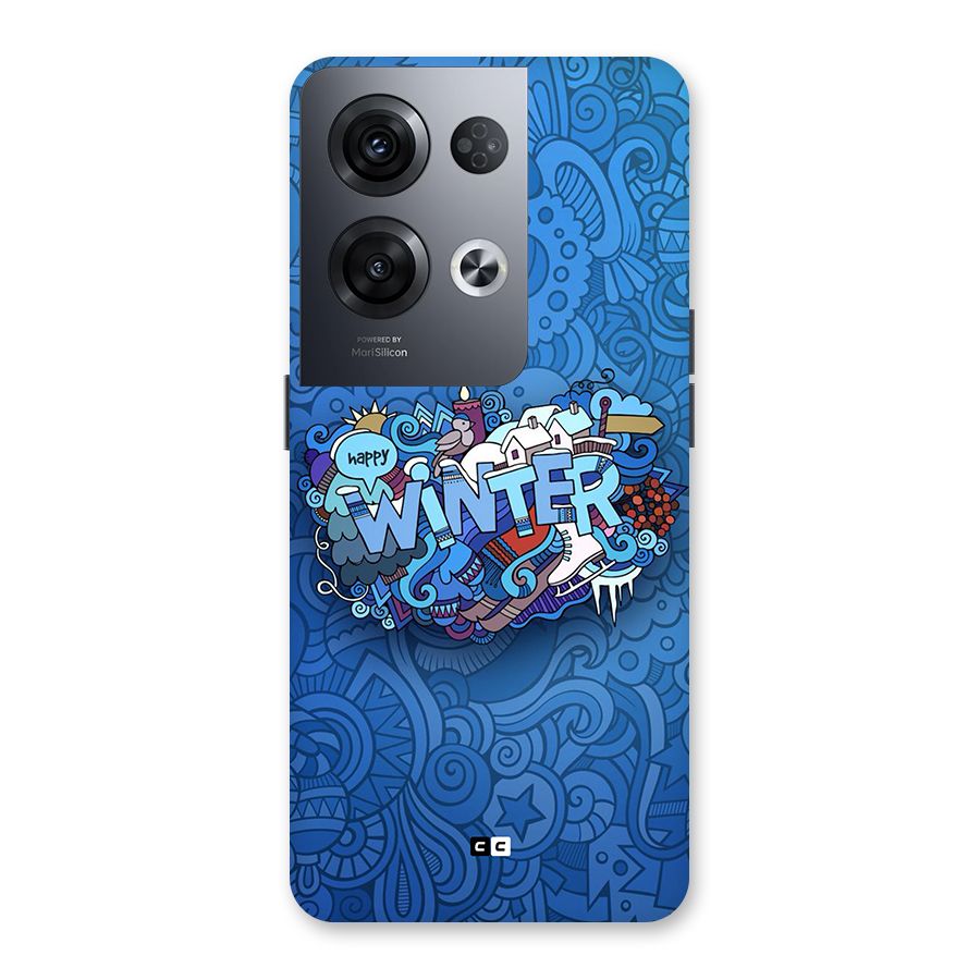 Happy Winter Back Case for Oppo Reno8 Pro 5G
