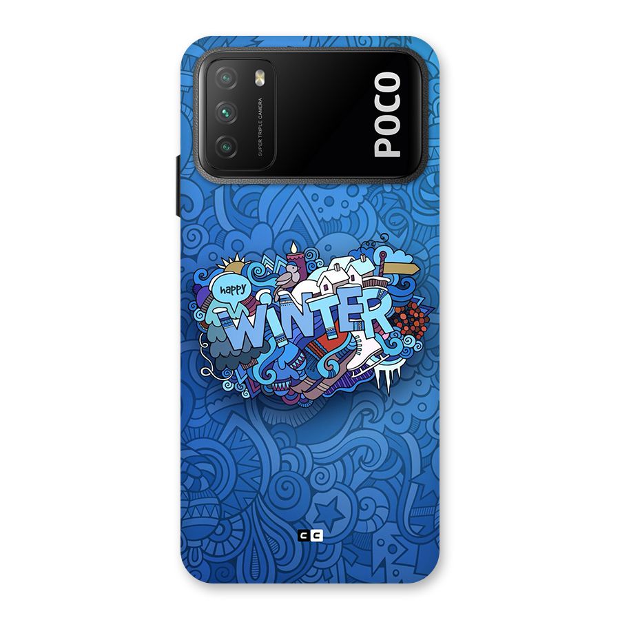 Happy Winter Back Case for Poco M3