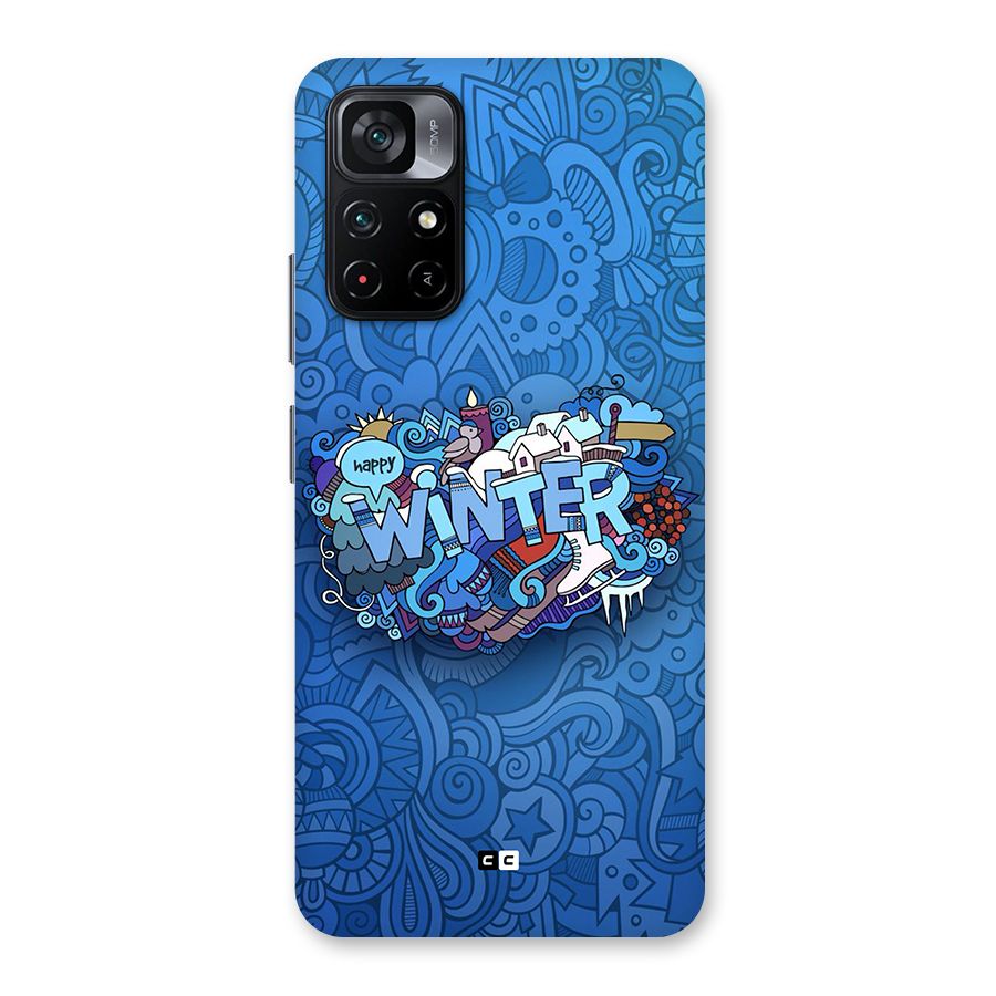 Happy Winter Back Case for Poco M4 Pro 5G