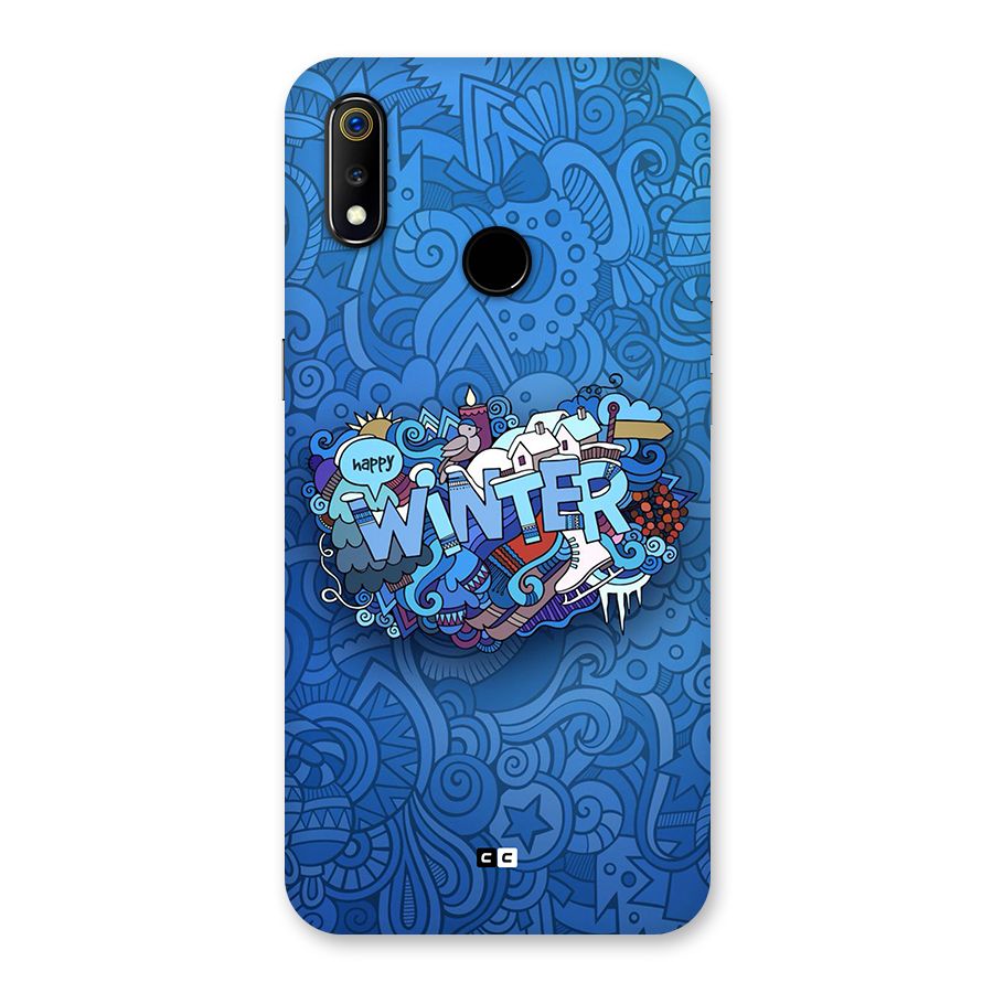 Happy Winter Back Case for Realme 3