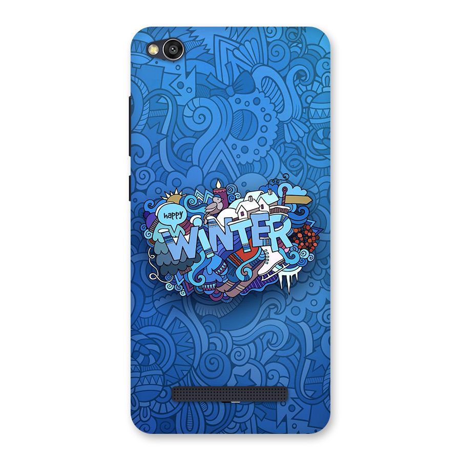Happy Winter Back Case for Redmi 4A