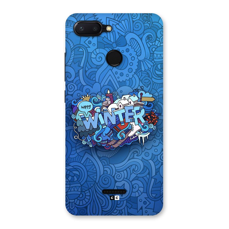 Happy Winter Back Case for Redmi 6