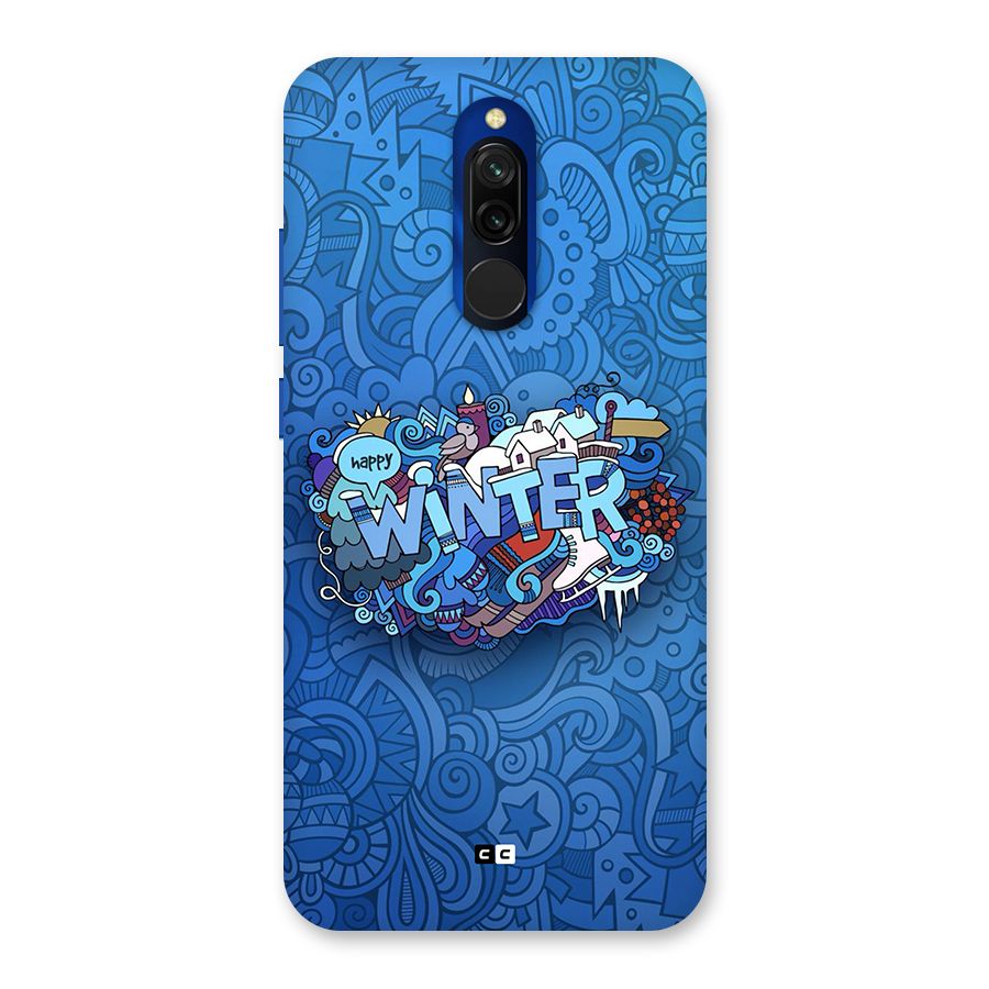 Happy Winter Back Case for Redmi 8