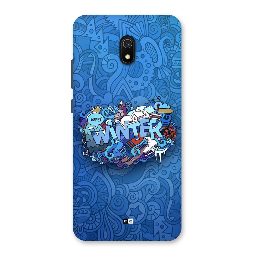 Happy Winter Back Case for Redmi 8A