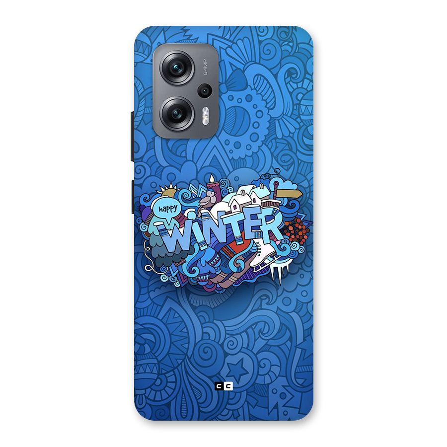 Happy Winter Back Case for Redmi K50i