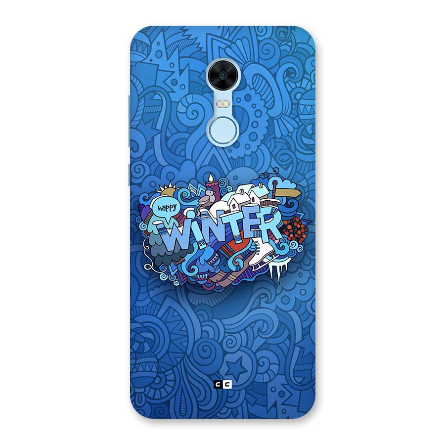 Happy Winter Back Case for Redmi Note 5