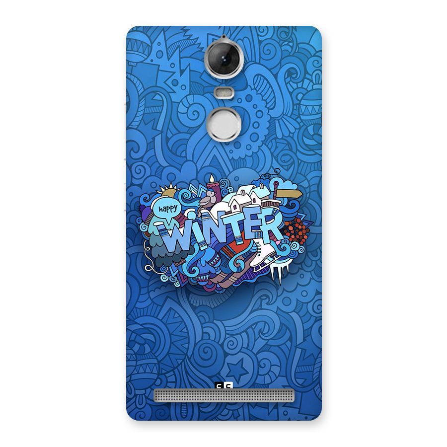 Happy Winter Back Case for Vibe K5 Note