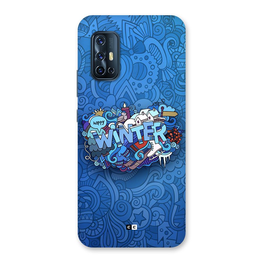Happy Winter Back Case for Vivo V17