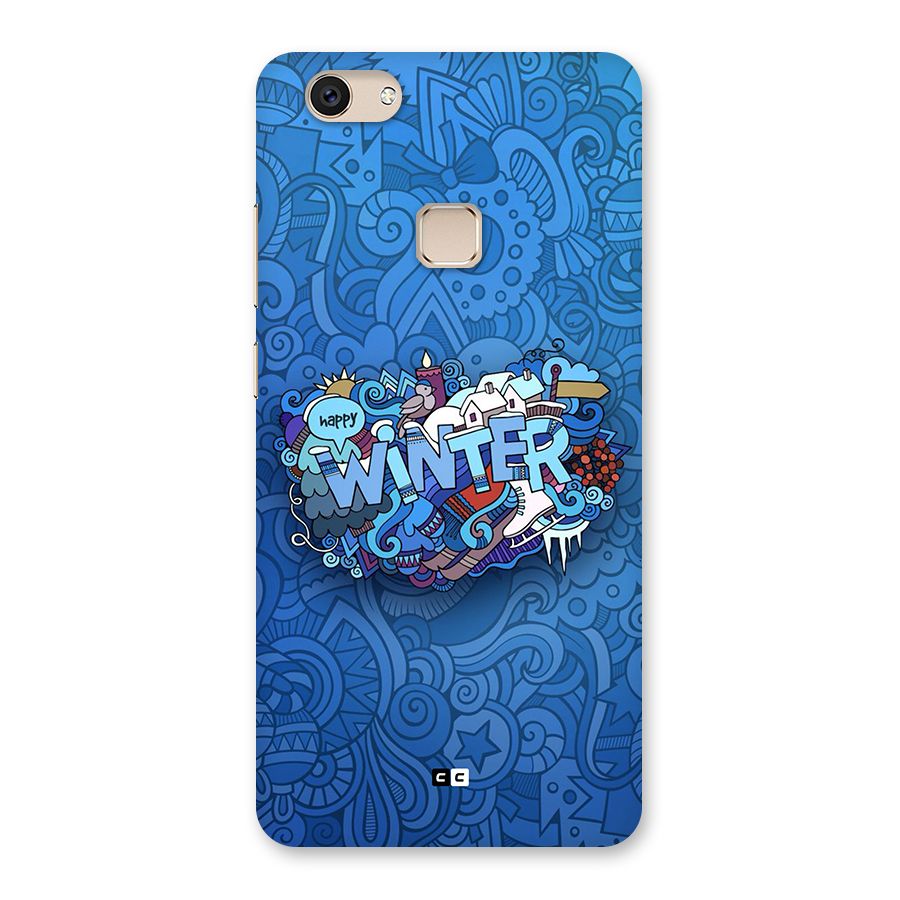 Happy Winter Back Case for Vivo V7
