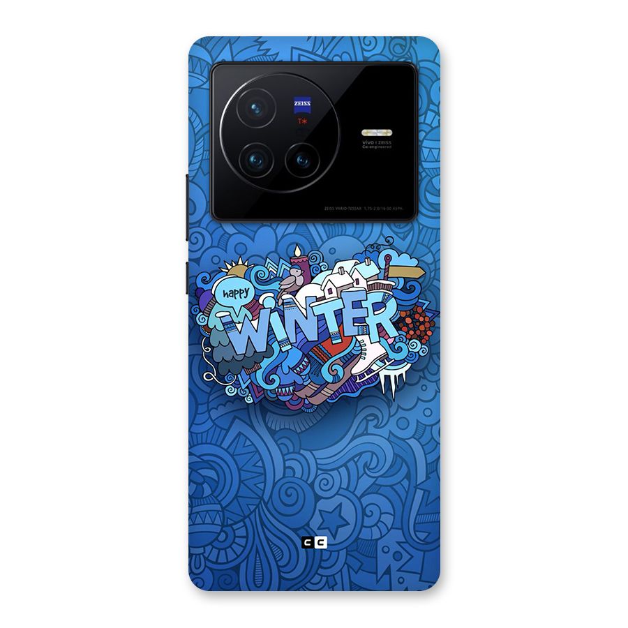 Happy Winter Back Case for Vivo X80