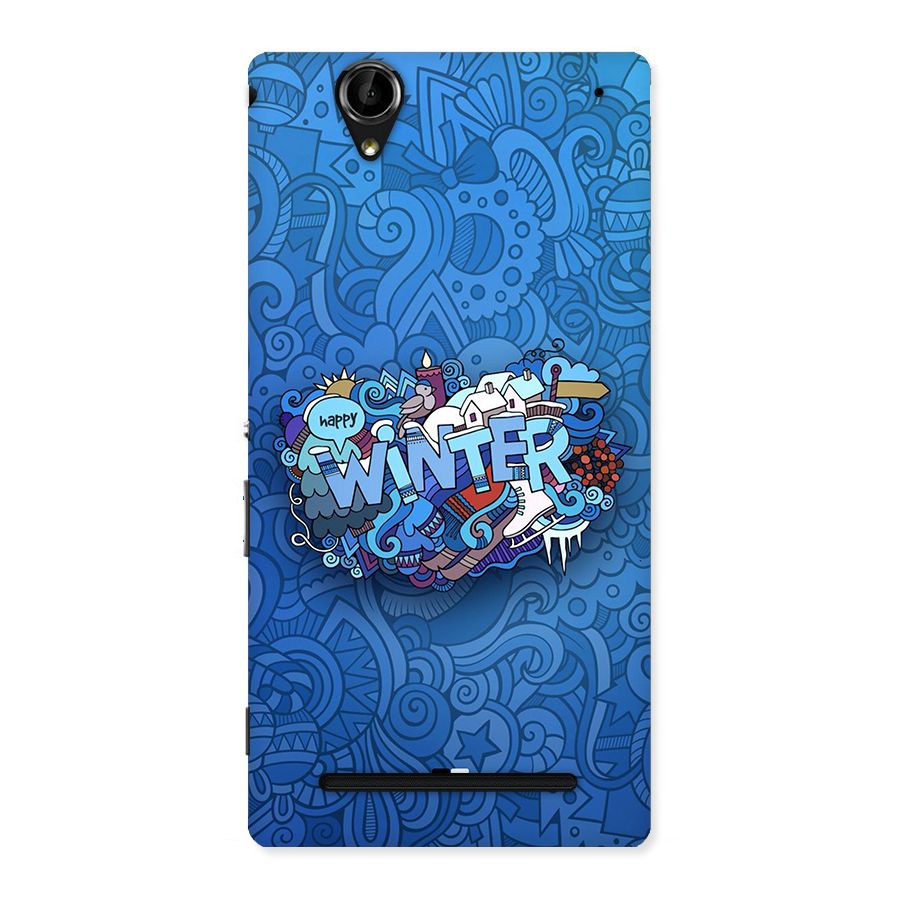 Happy Winter Back Case for Xperia T2