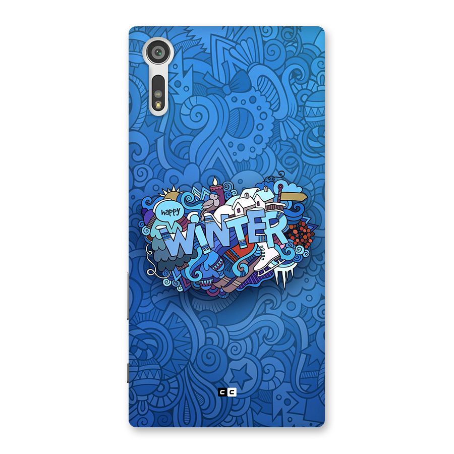Happy Winter Back Case for Xperia XZ