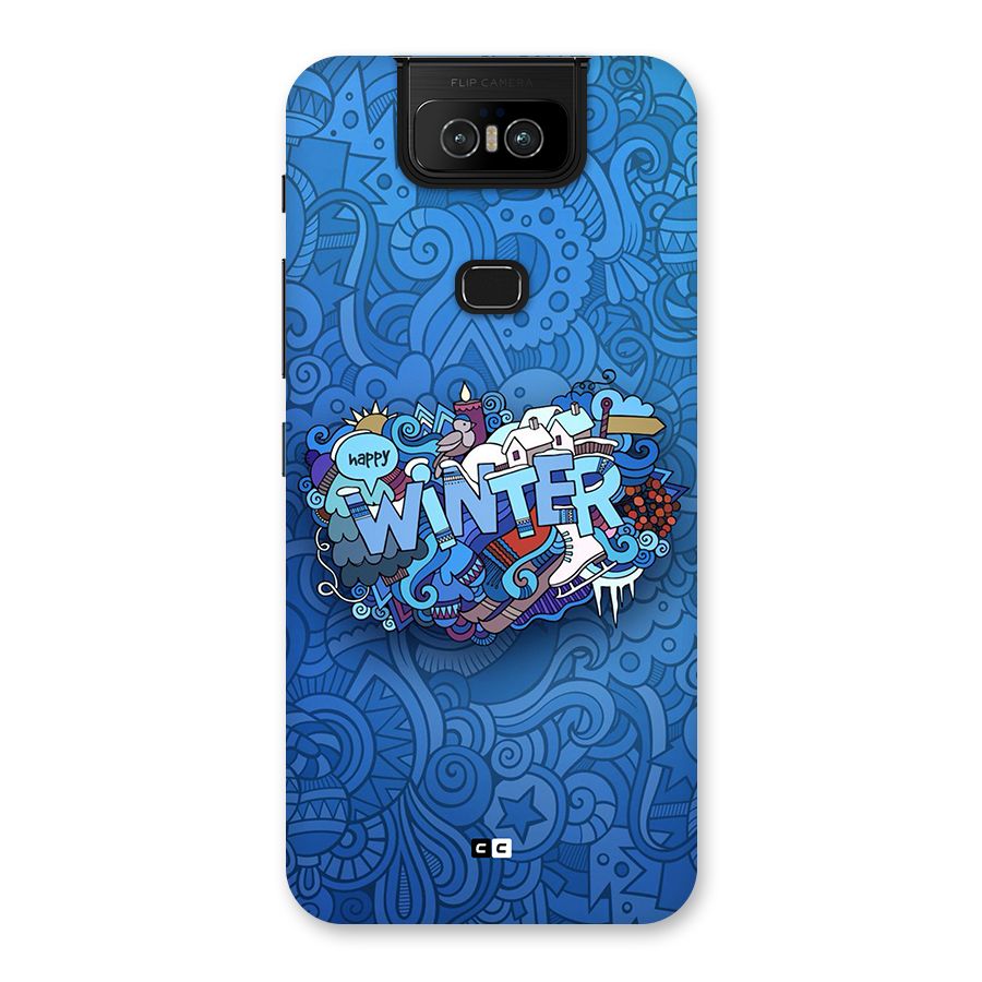 Happy Winter Back Case for Zenfone 6z
