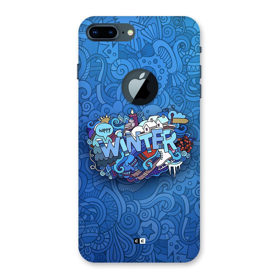 Happy Winter Back Case for iPhone 7 Plus Logo Cut
