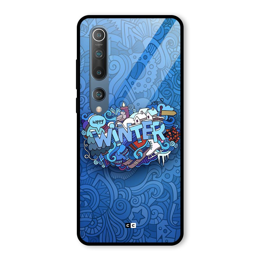 Happy Winter Glass Back Case for Mi 10