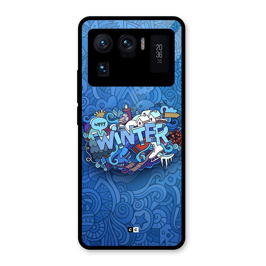 Happy Winter Glass Back Case for Mi 11 Ultra