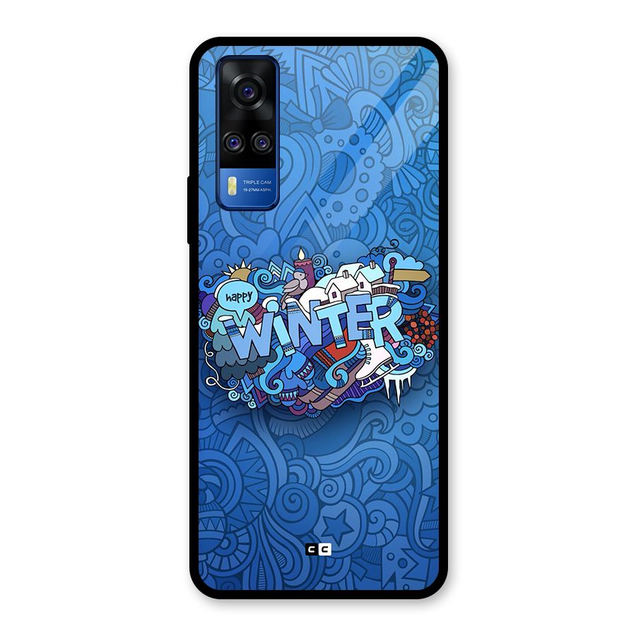 Happy Winter Glass Back Case for Vivo Y31