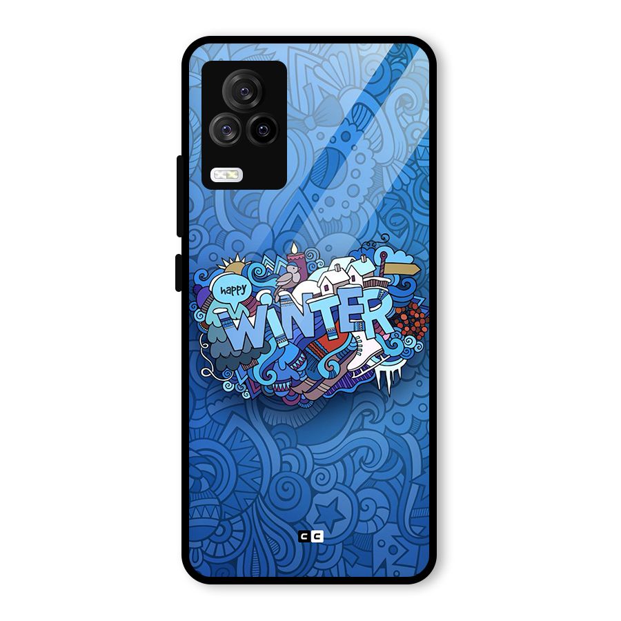 Happy Winter Glass Back Case for Vivo iQOO 7 Legend 5G