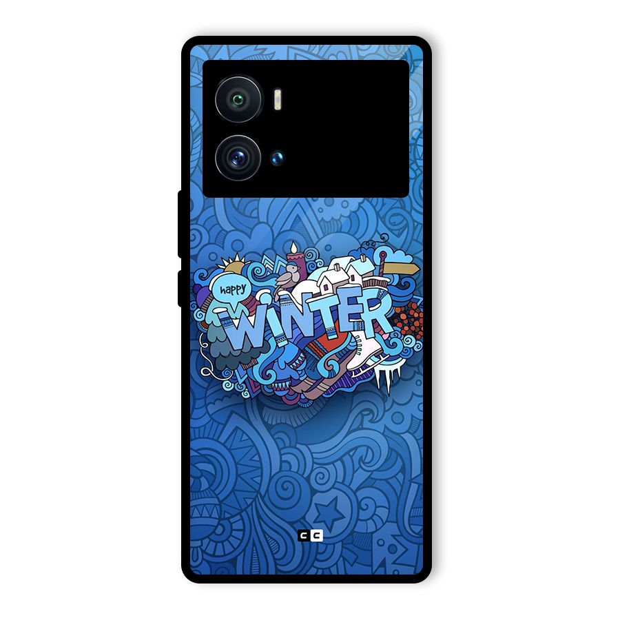 Happy Winter Glass Back Case for Vivo iQOO 9 Pro