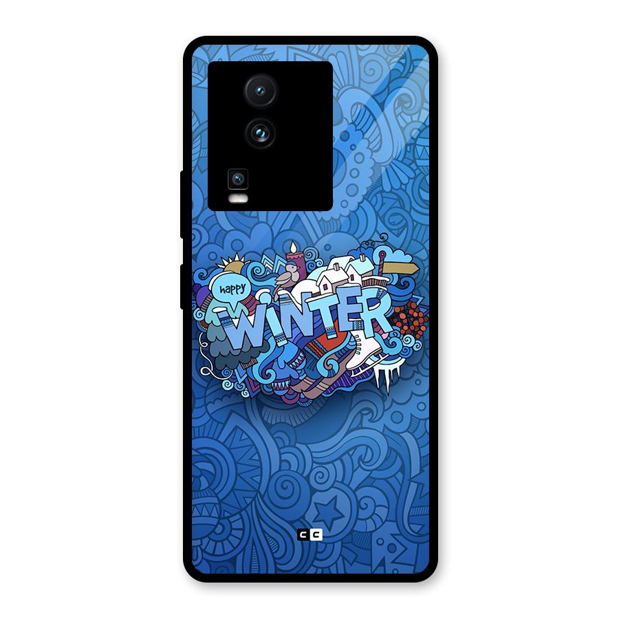 Happy Winter Glass Back Case for Vivo iQOO Neo 7 Pro