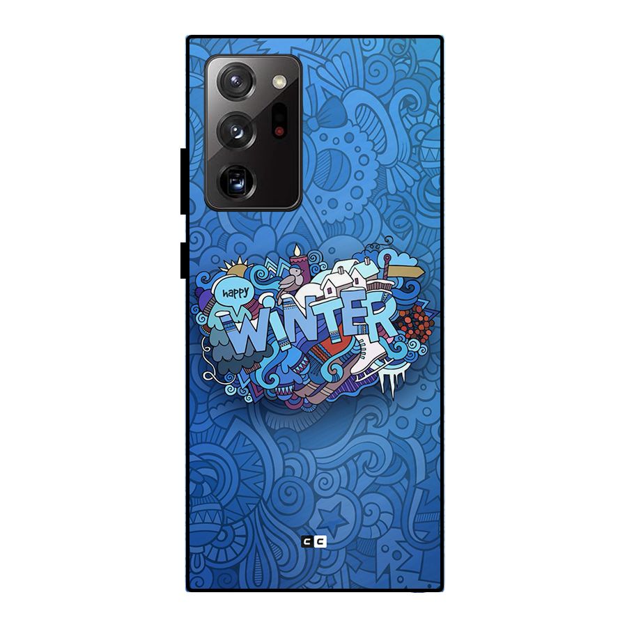 Happy Winter Metal Back Case for Galaxy Note 20 Ultra 5G