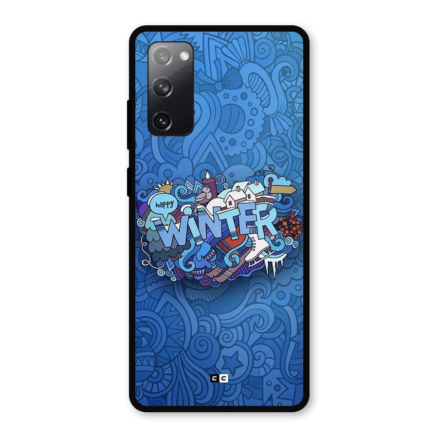 Happy Winter Metal Back Case for Galaxy S20 FE 5G