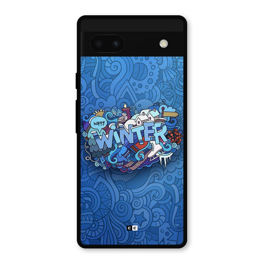 Happy Winter Metal Back Case for Google Pixel 6a