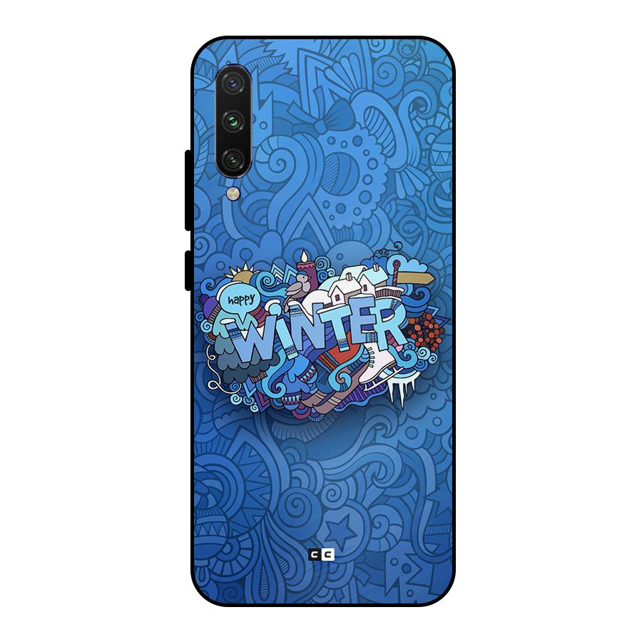 Happy Winter Metal Back Case for Mi A3