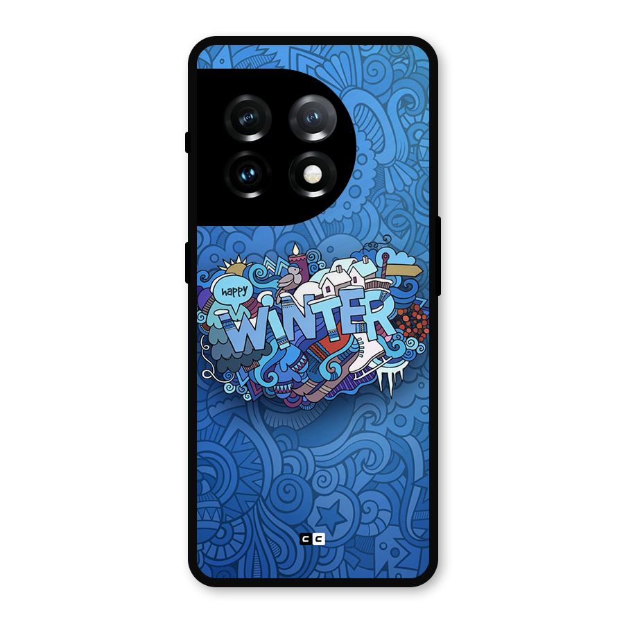 Happy Winter Metal Back Case for OnePlus 11
