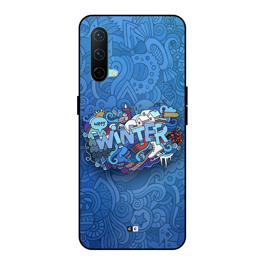 Happy Winter Metal Back Case for OnePlus Nord CE 5G
