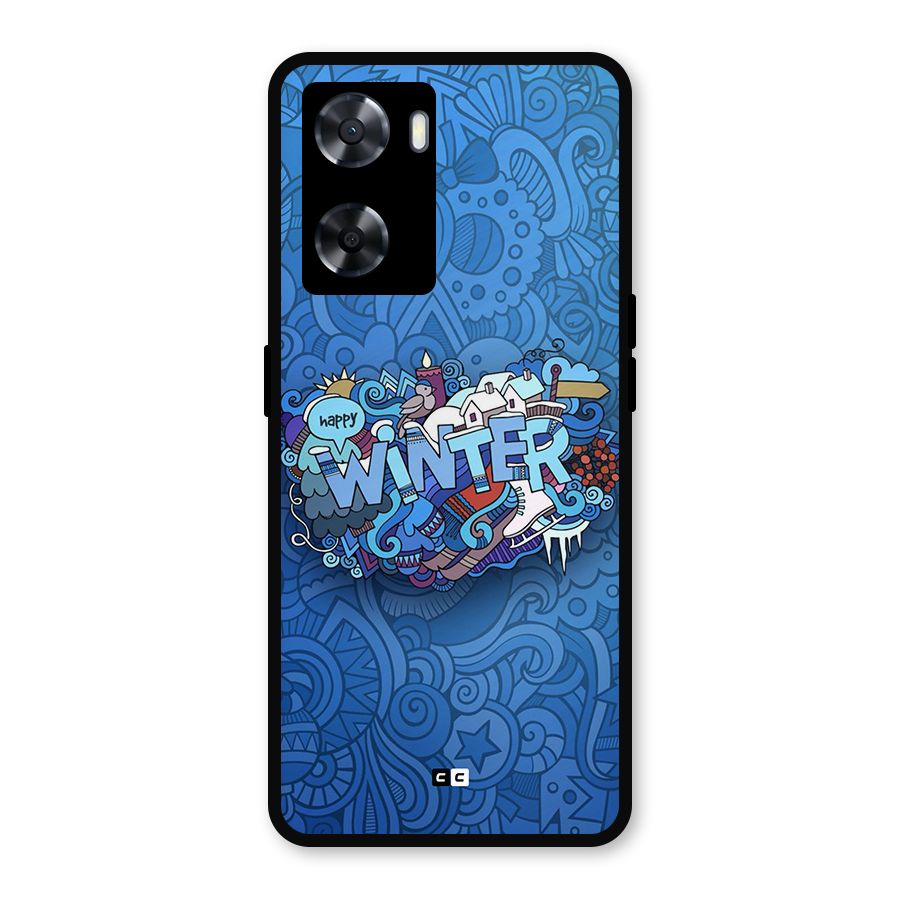 Happy Winter Metal Back Case for OnePlus Nord N20 SE