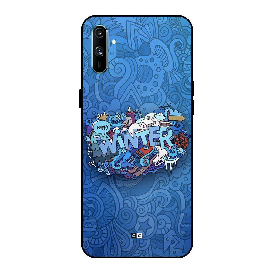 Happy Winter Metal Back Case for Realme C3