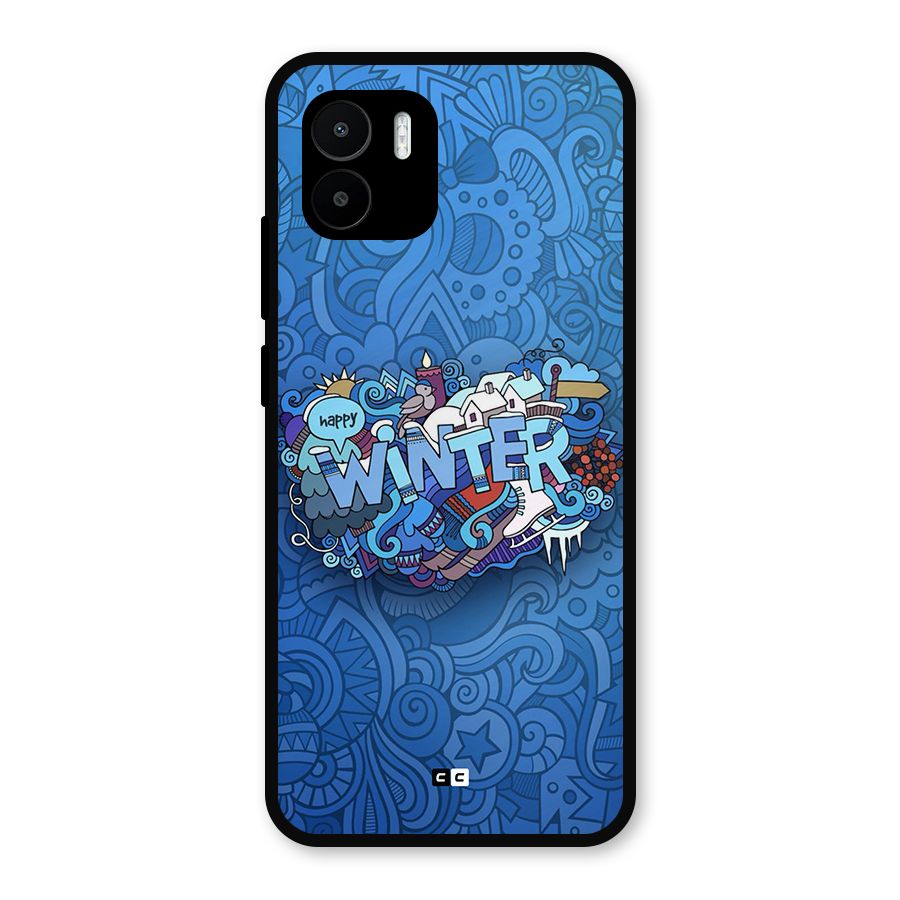 Happy Winter Metal Back Case for Redmi A2