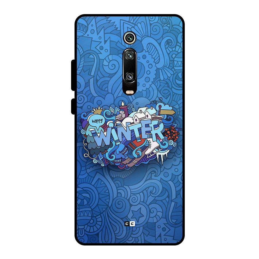 Happy Winter Metal Back Case for Redmi K20