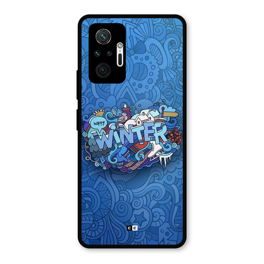 Happy Winter Metal Back Case for Redmi Note 10 Pro Max