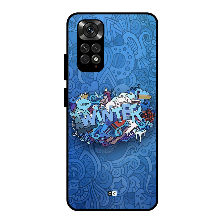 Happy Winter Metal Back Case for Redmi Note 11 Pro