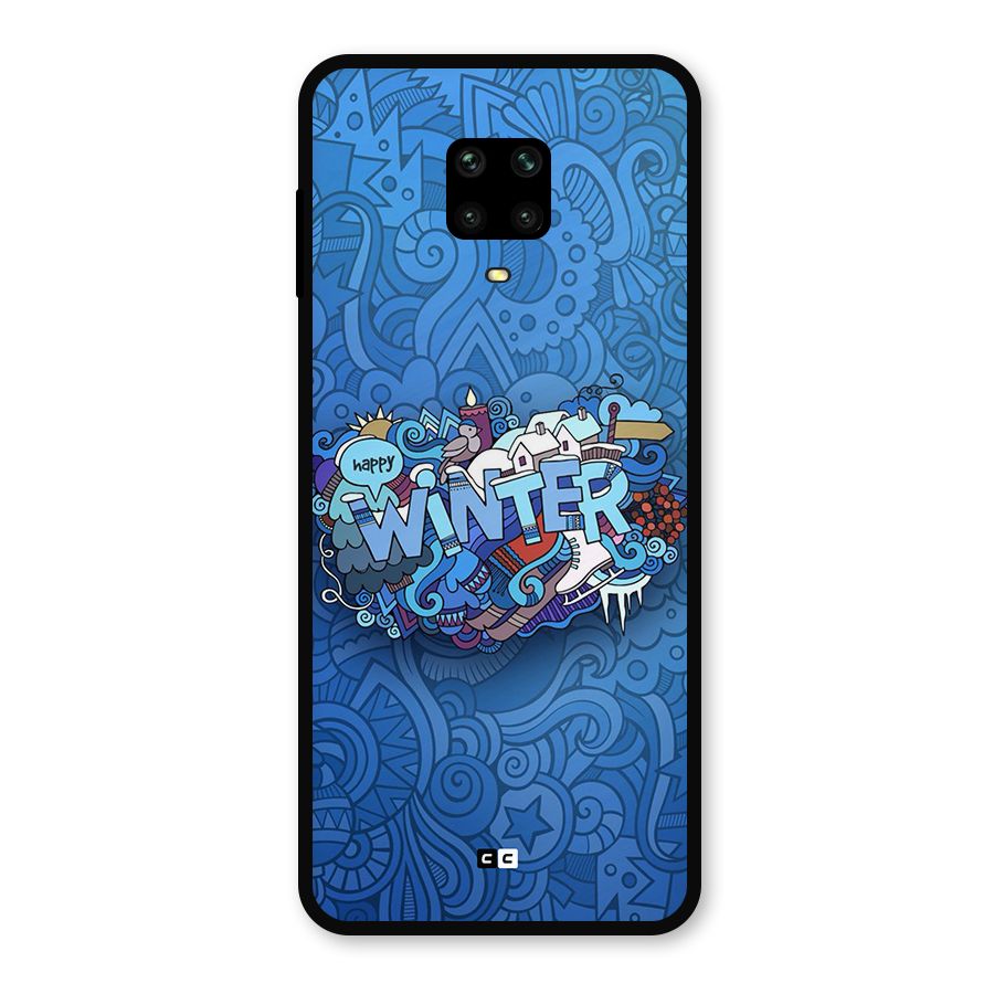 Happy Winter Metal Back Case for Redmi Note 9 Pro